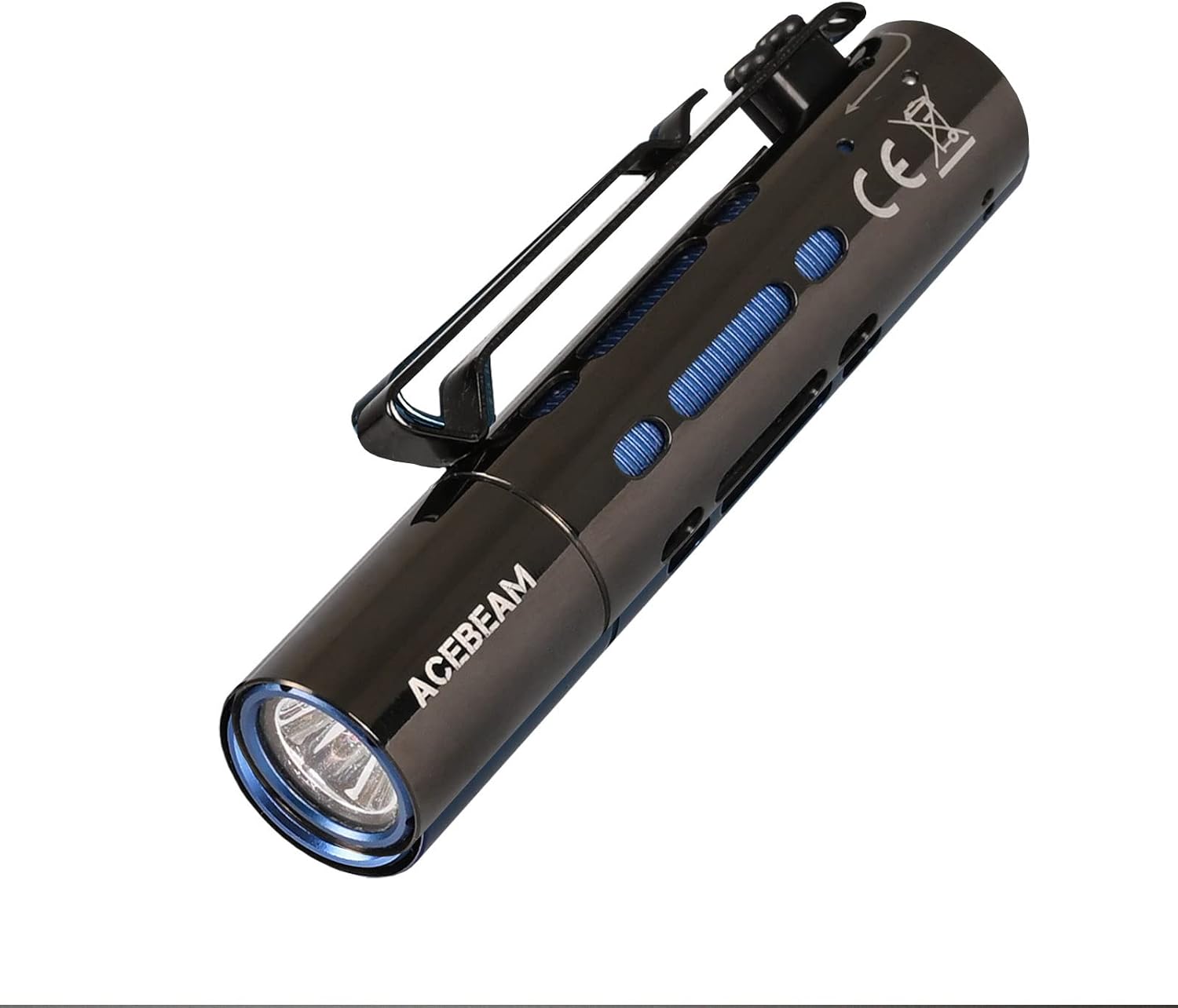 Pocket EDC Flashlight 650 Lumens AA Rechargeable Flashlight Q955069