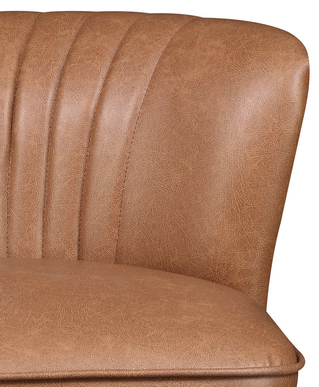 Faux Leather Wing Back Accent Chair U8985