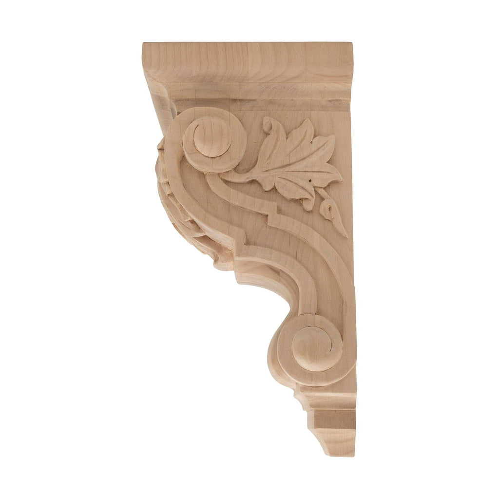 Unfinished Solid Alder Wood Corbel P9425