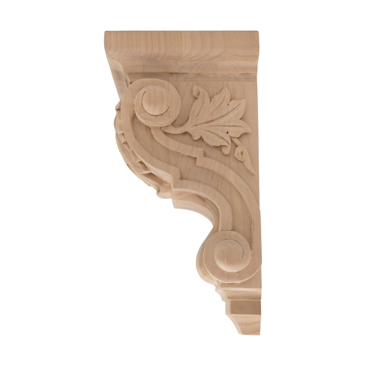 Unfinished Solid Alder Wood Corbel P9425
