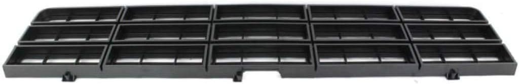 Grille Assembly for Suburban 1977-1980 Dark Argent Shell with Black Insert Plastic D972412