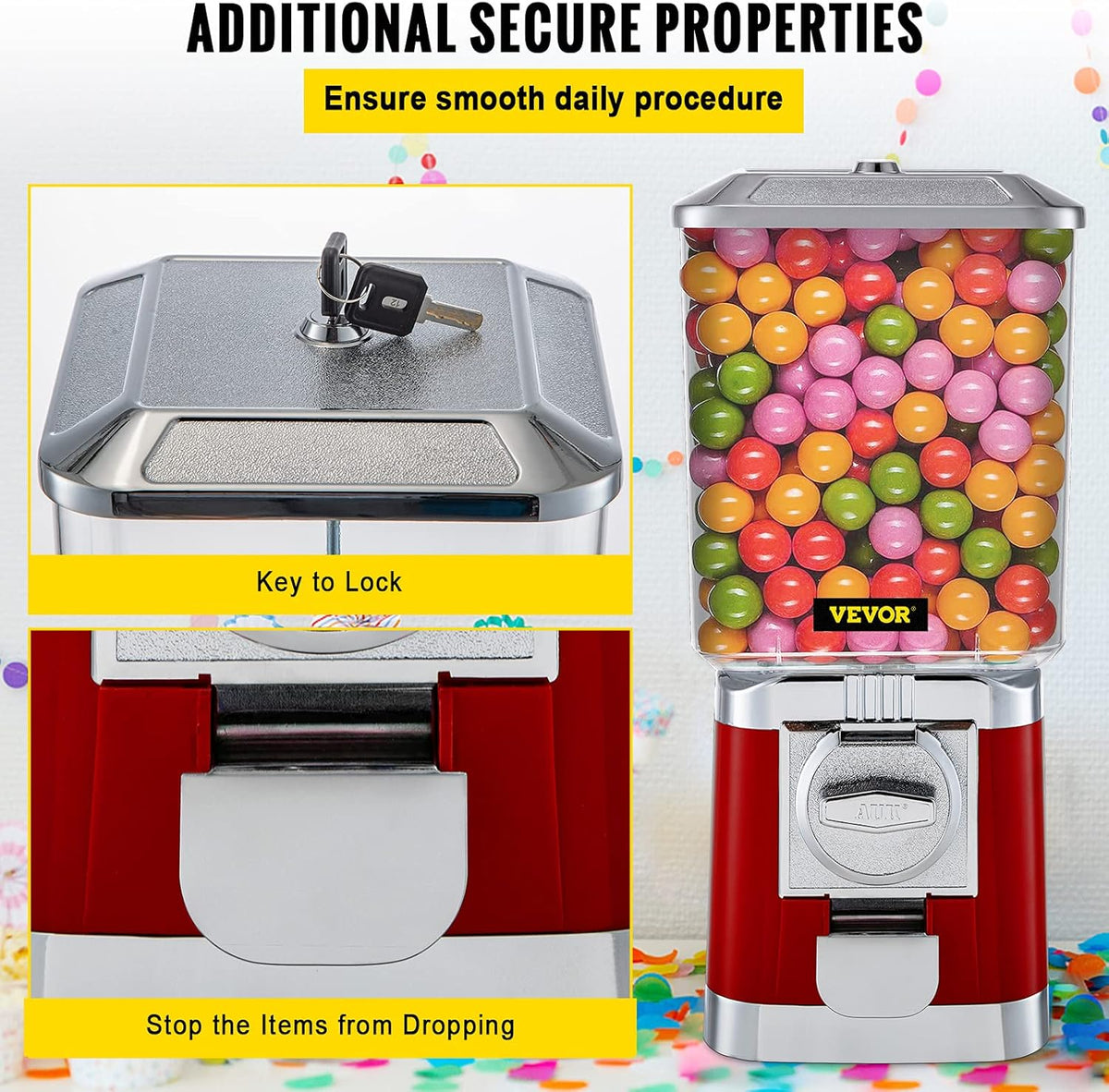 Classic Gumball Bank Candy Vending Machine S266750