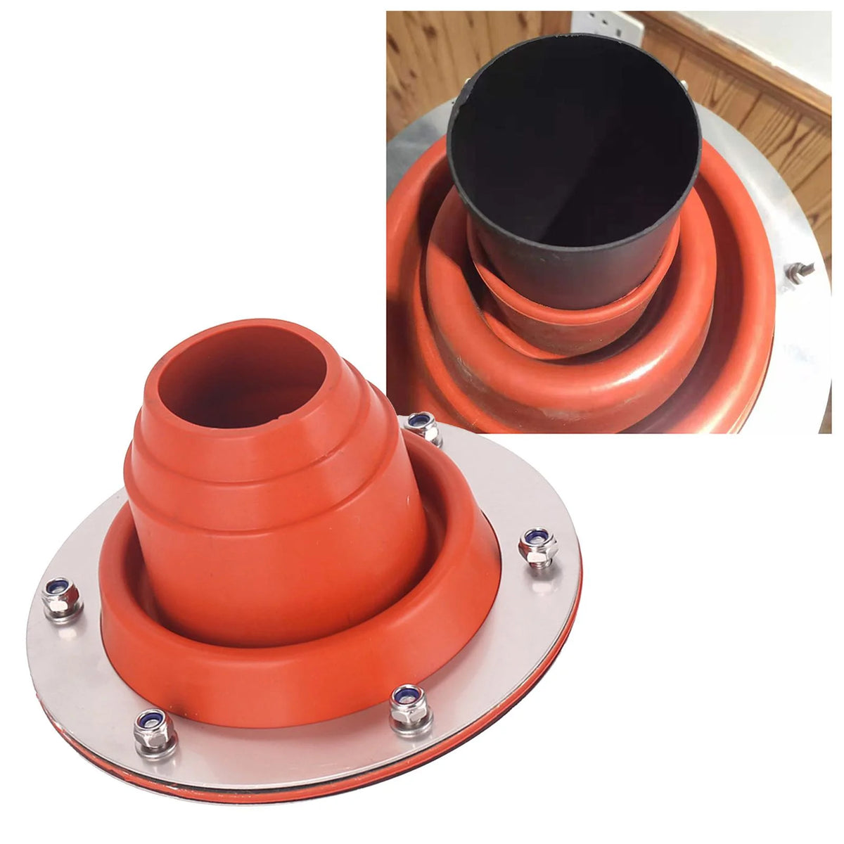 2 Pcs Fire Resistant Tent Furnace Tube Chimney F111