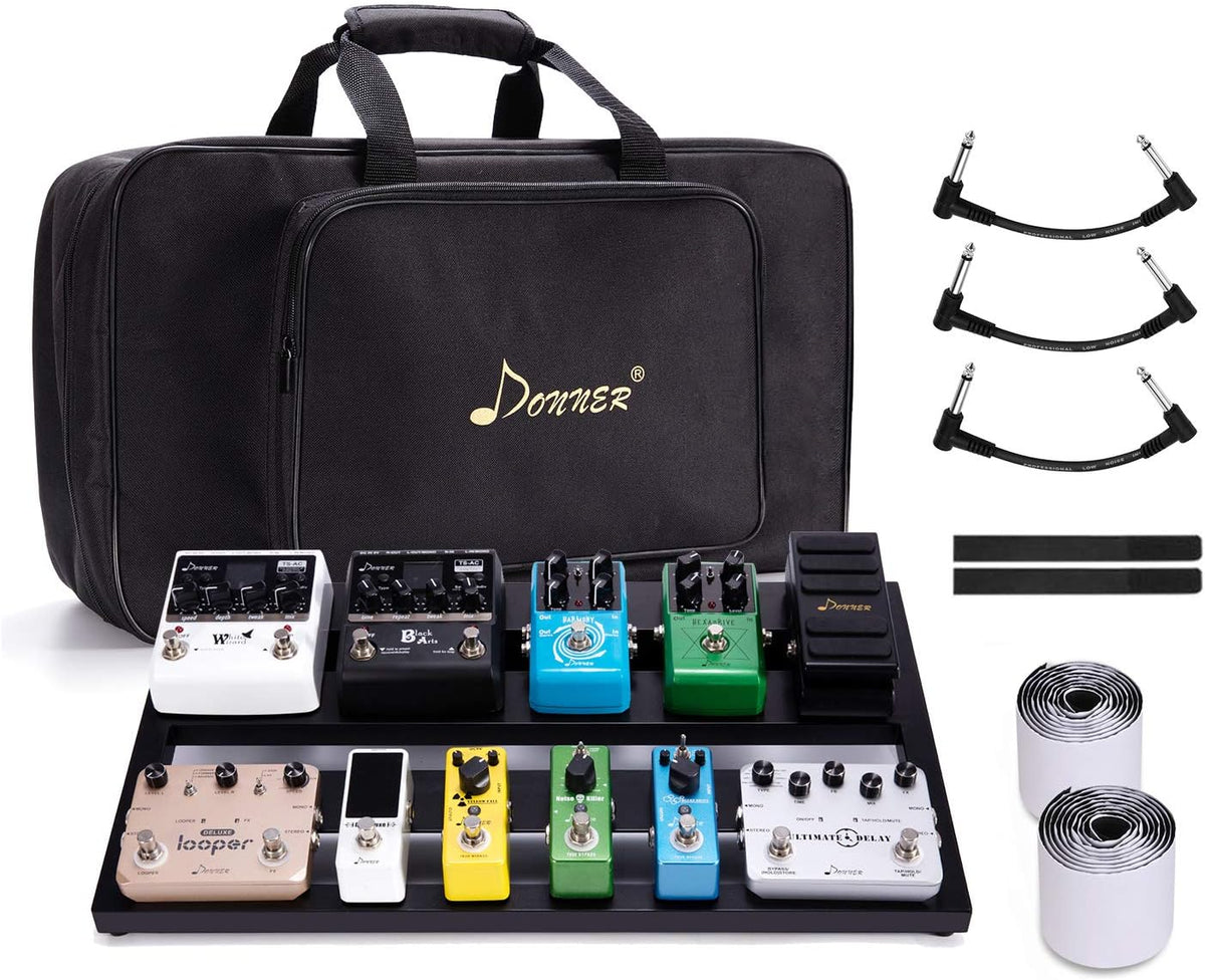 Aluminium Pedalboard Case 20'' x 11.4'' x 4'' with Bag U811413