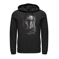 Black Pull Over Hoodie B70301