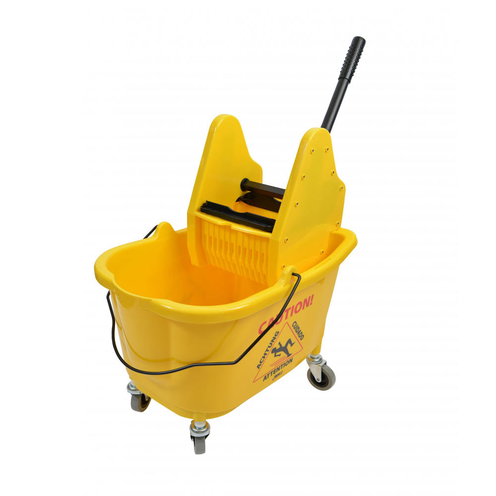 Yellow Bucket & Wringer B44202
