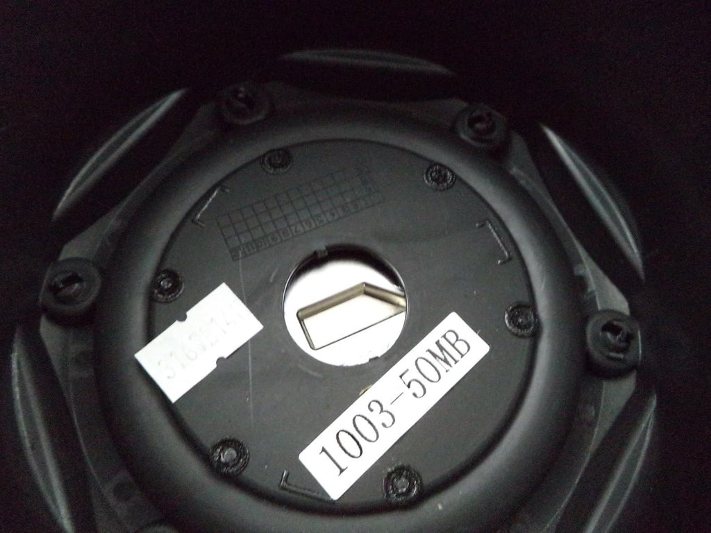 Matte Black Rivets Custom Wheel Center Caps Set of Two N34683