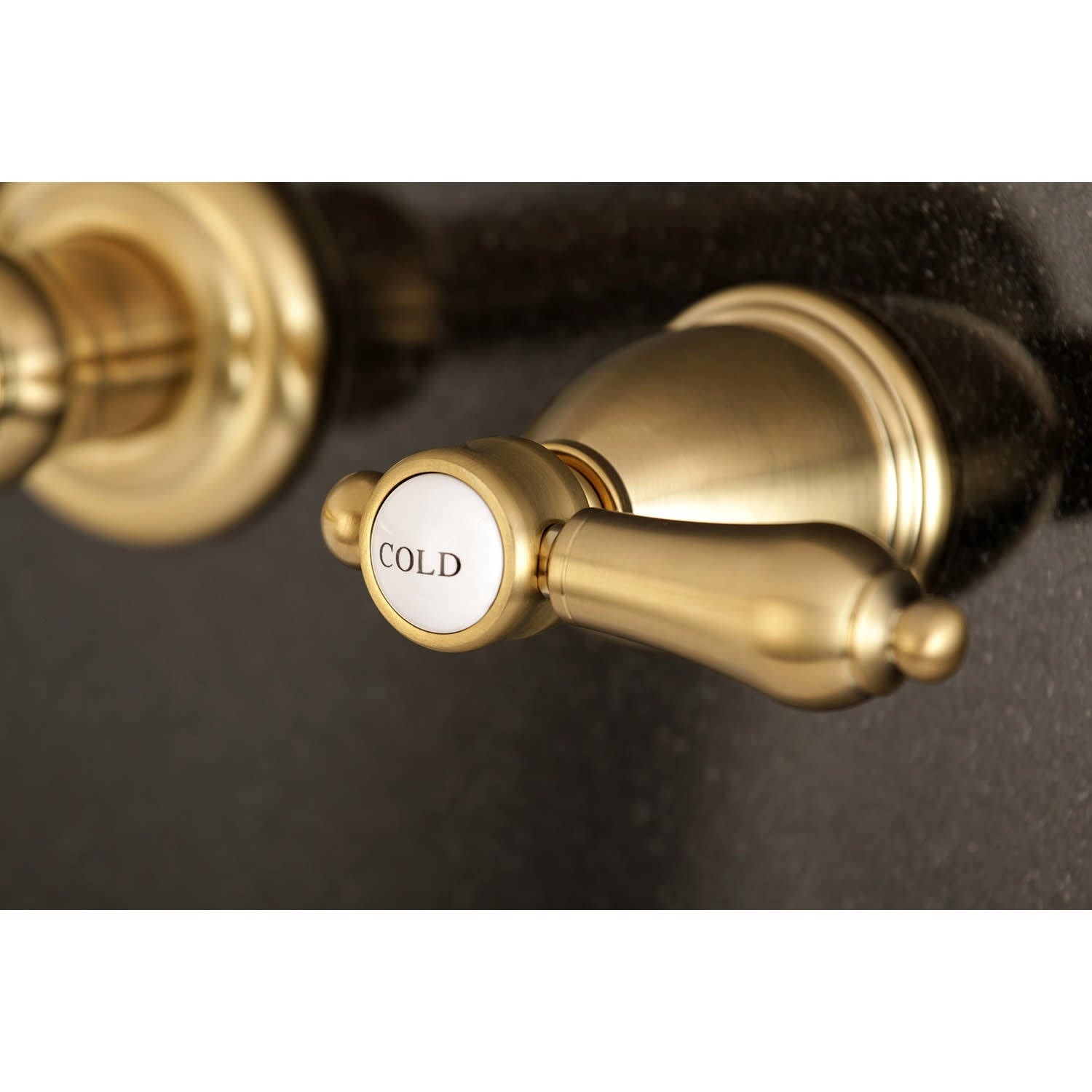 Two-Handle Wall Mount Bathroom Faucet, Oil Rubbed Bronze L604440