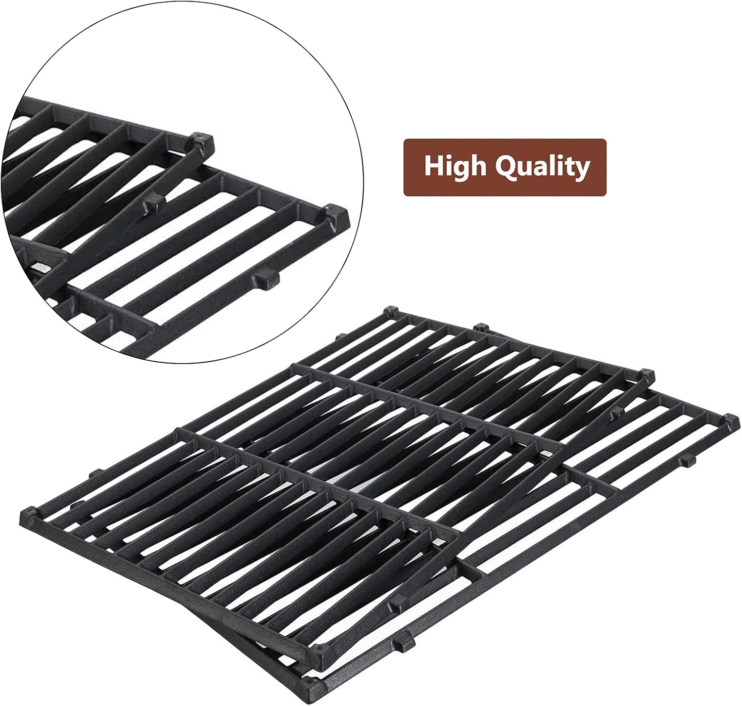Cast Iron Grill Grates Replacement Pack of 2 Y20017