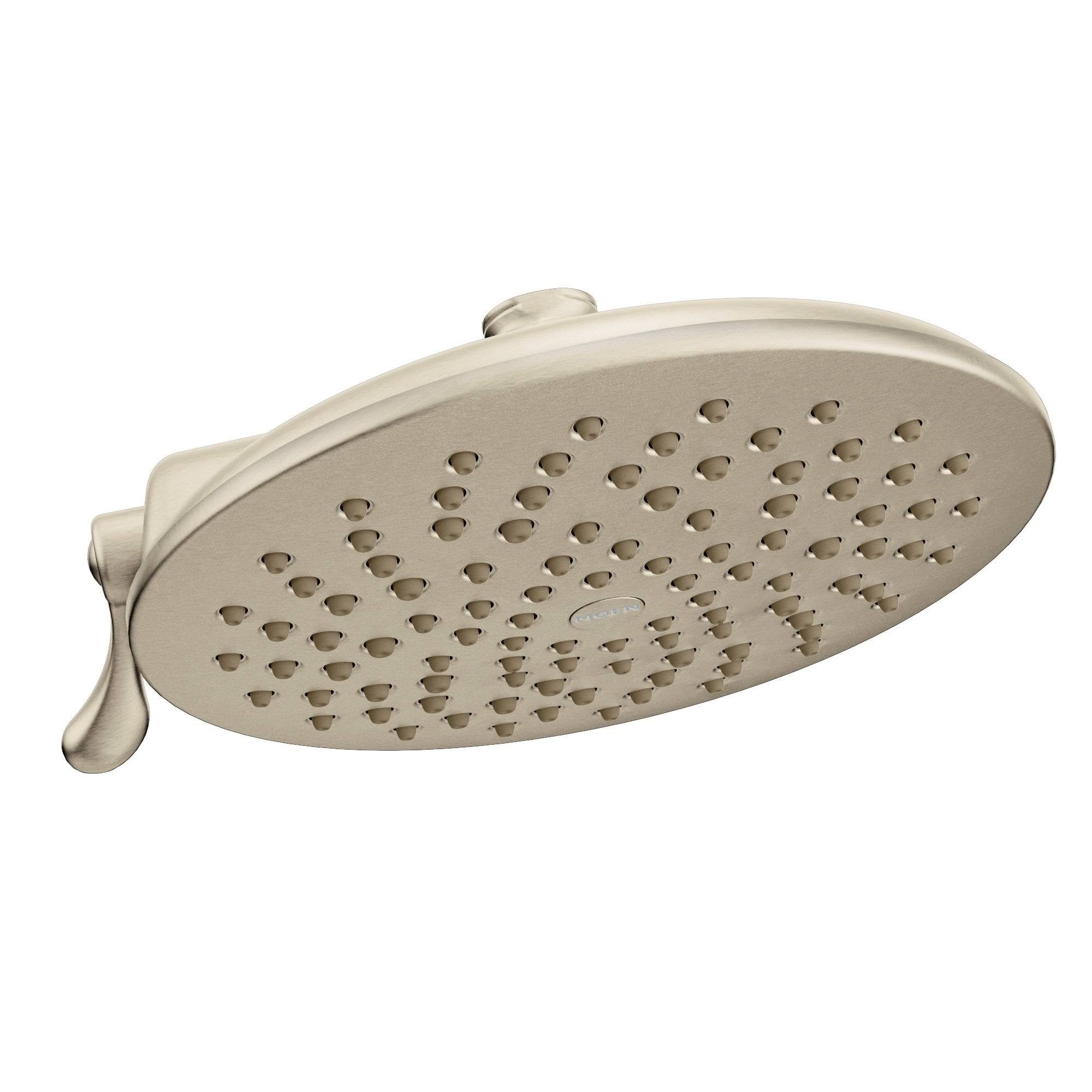 Brushed Nickel Multi Function Rainshower Shower Head Q701