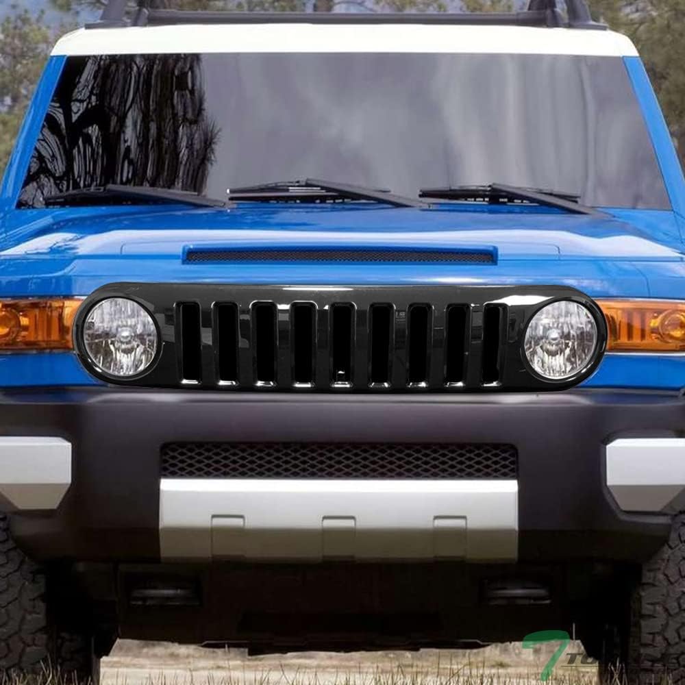 Glossy Black Vertical Front Grille Pack of 2 G1705