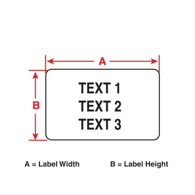Black/White Polyester Label Cartridge M809896