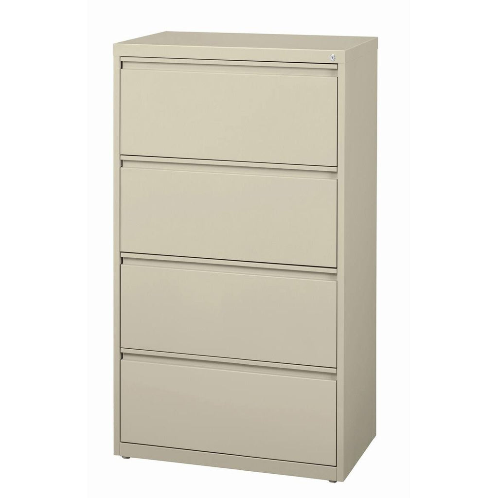 Gray 4 Drawer Lateral File Cabinet O641157