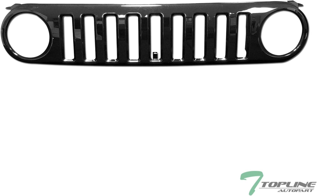 Glossy Black Vertical Front Grille Pack of 2 G1705
