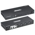 HDMI Dual Monitor KVM Switch 4 HDMI PCs + 2 HDMI Monitors 4K @60Hz Black E510838