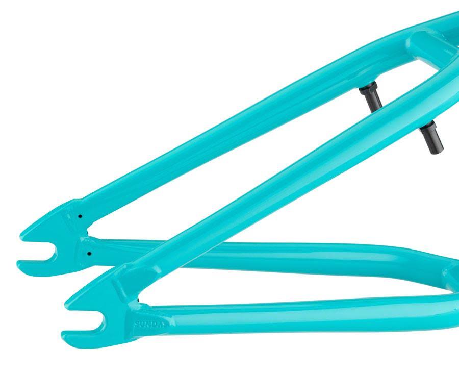 Gloss Turquoise BMX Frame F8446