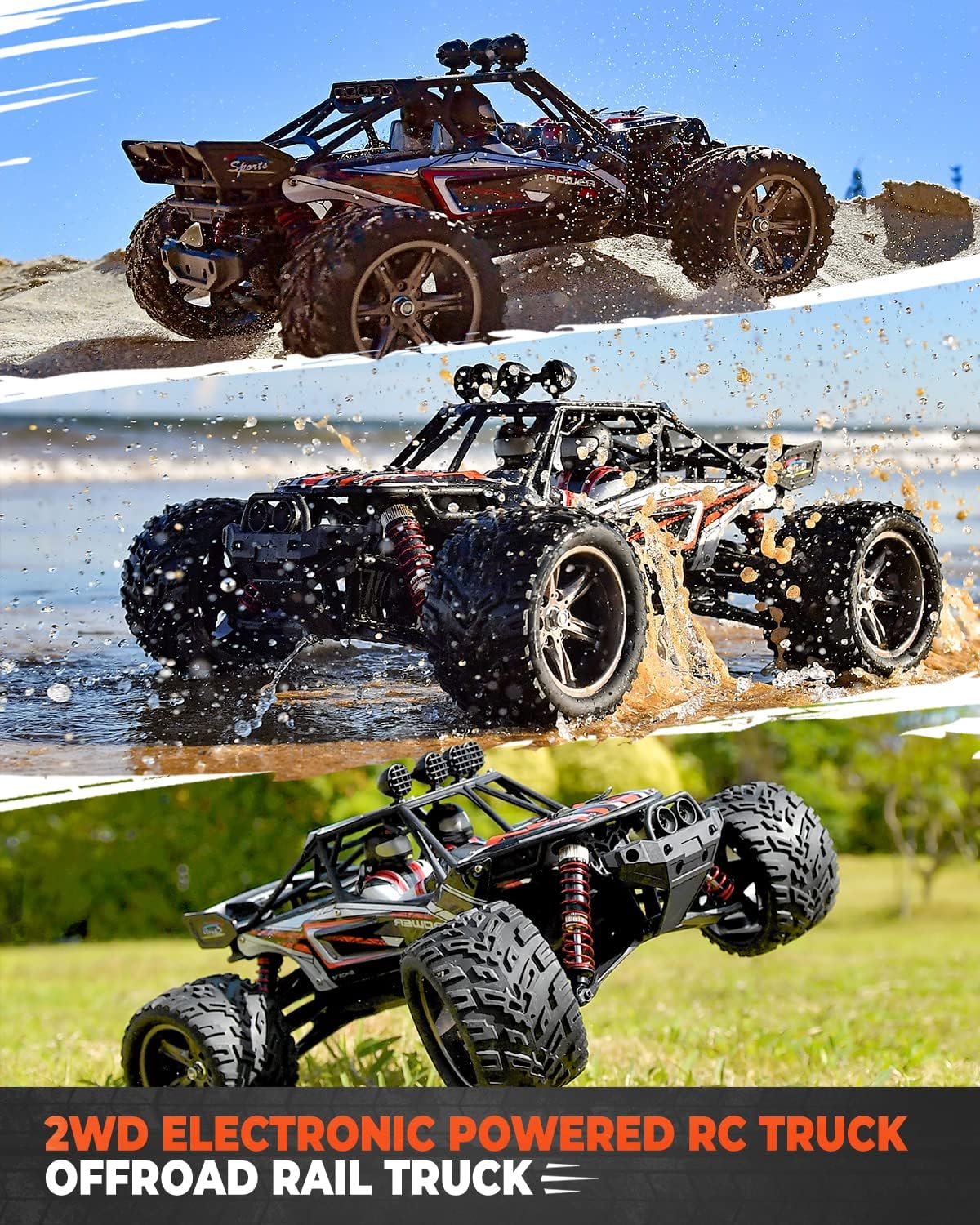 1:12 Scale Remote Control Truck 2WD 38 Km/h M4802
