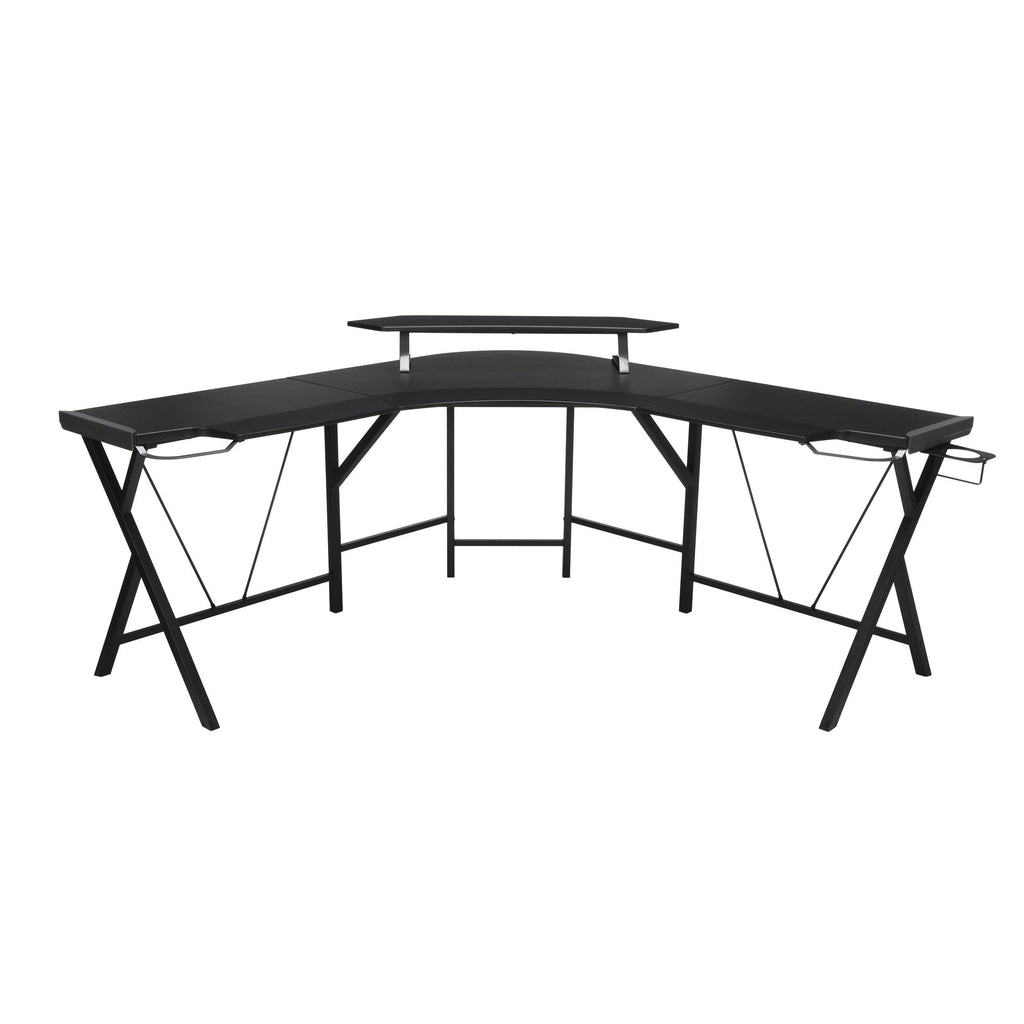 Grey L Shaped Gaming Desk G30107