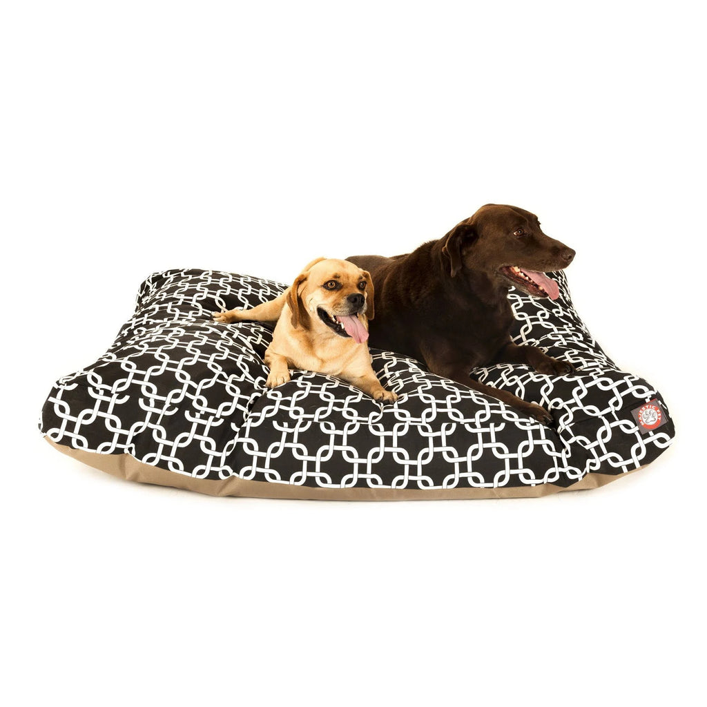 Black Rectangle Pet Bed A175