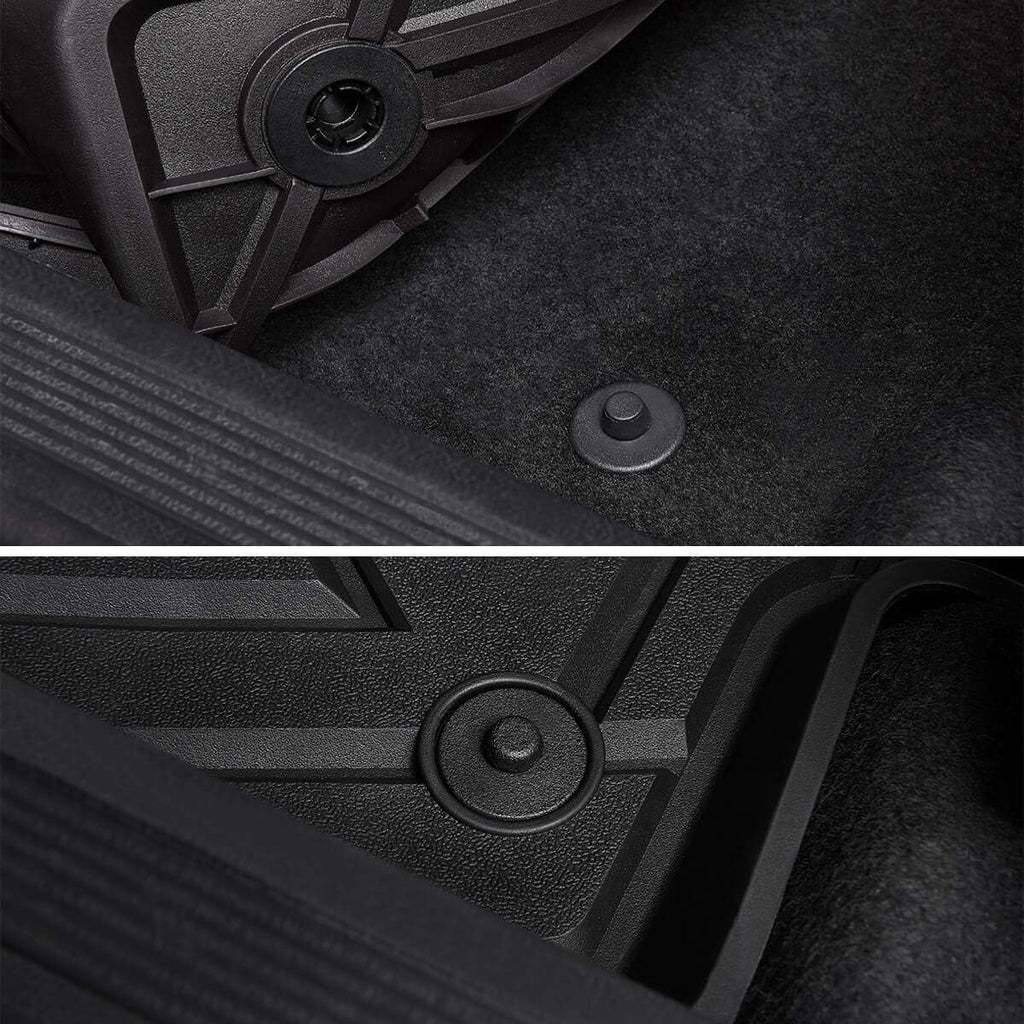 Black TPE Floor Liners for Ford Escape O808