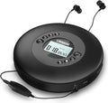 Portable CD Player with Headphones, Anti-Skip, LCD Display, 3.5mm AUX Cable, Carry Bag R107240