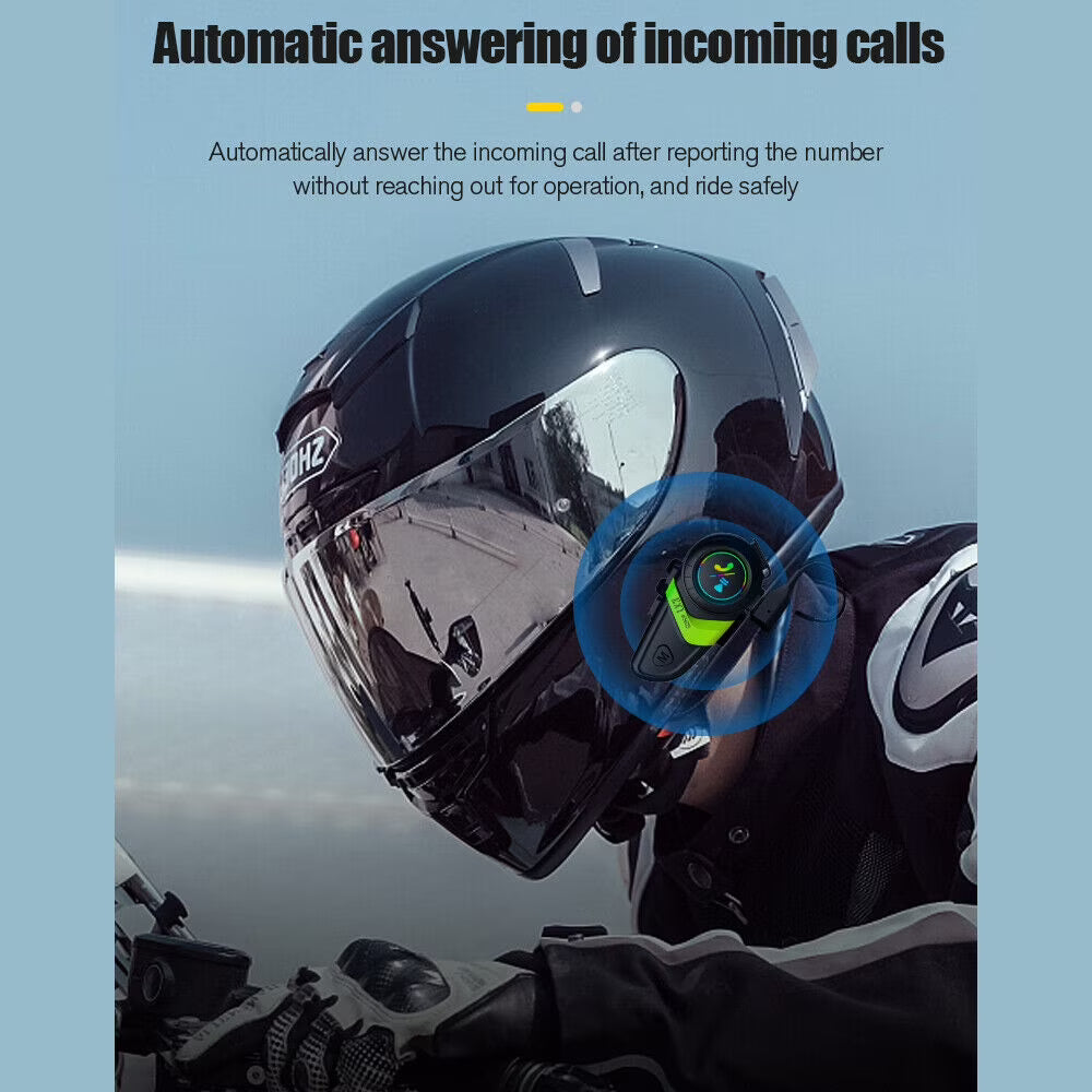 Wireless Bluetooth 5.0 Motorcycle Helmet Headset Speaker and Headphone I50273