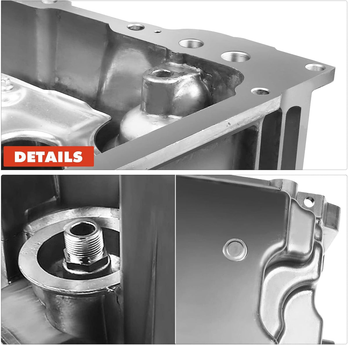 Engine Oil Pan Complete Kit Compatible with GM LS1 LS3 LSA LSX L298818