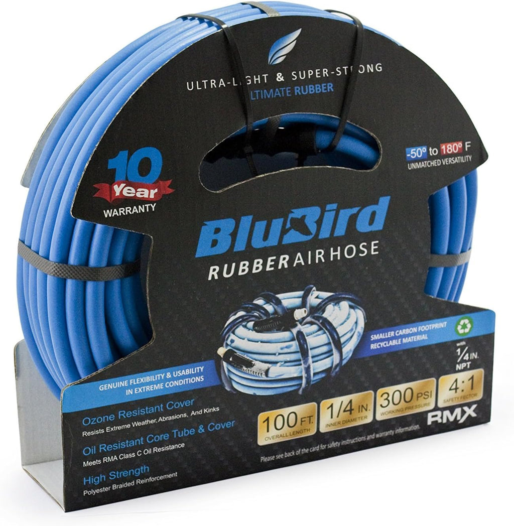 1/4" x 100' Rubber Air Hose Pack of 2 S597