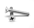 10-24 x 1 Coarse Thread Machine Screw Phillips Flat Head Low Carbon Steel Zinc Plated A122