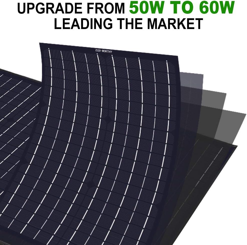 60W Foldable Solar Panel Charger with 20A Controller W53054