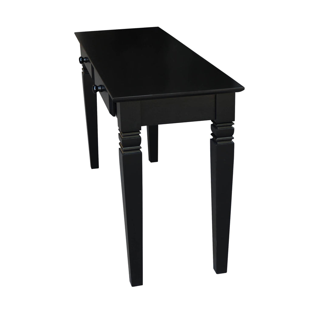 Black Console Table with 2 Drawers D9721
