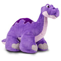 Purple Plush Stuffed Toy Dinosaur with Sound - 12 Inches H212