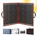110w 18v Portable Foldable Solar Panel Kit with Controller 2 Usb Output D407138