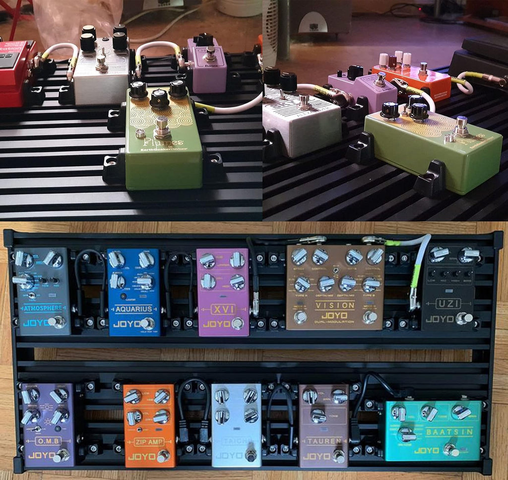 Aluminum Alloy Guitar Pedalboard with Carry Bag C83342
