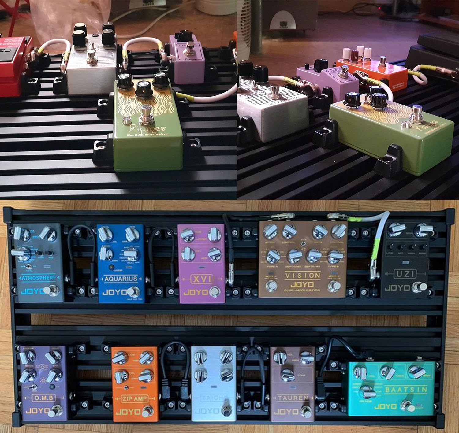 Aluminum Alloy Guitar Pedalboard with Carry Bag C83342