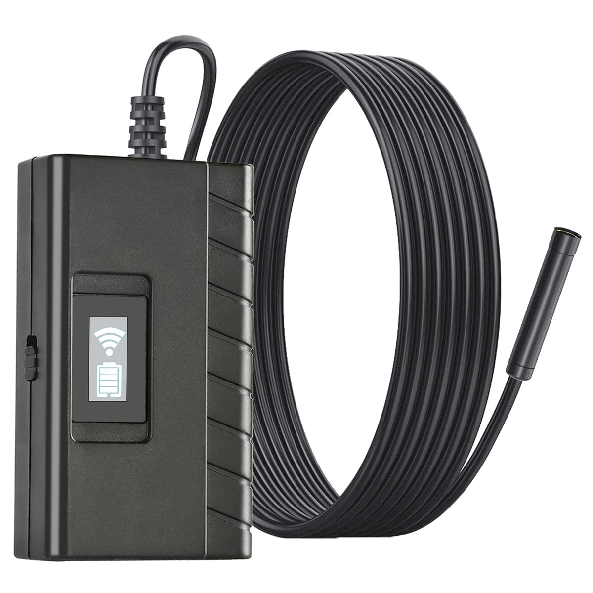 Industrial Endoscope 1080P HD Borescope Inspection Camera with 8 LED Lights 4.3 IPS Screen 32G SD Card 16.5 FT A72927