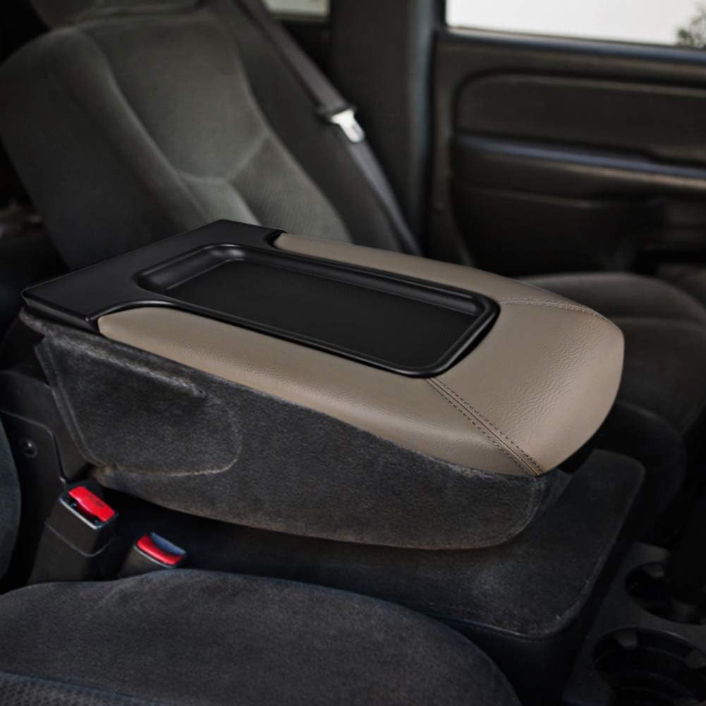 Tan Center Console Lid Replacement Cover Armrest Kit Pack of 2 J442696