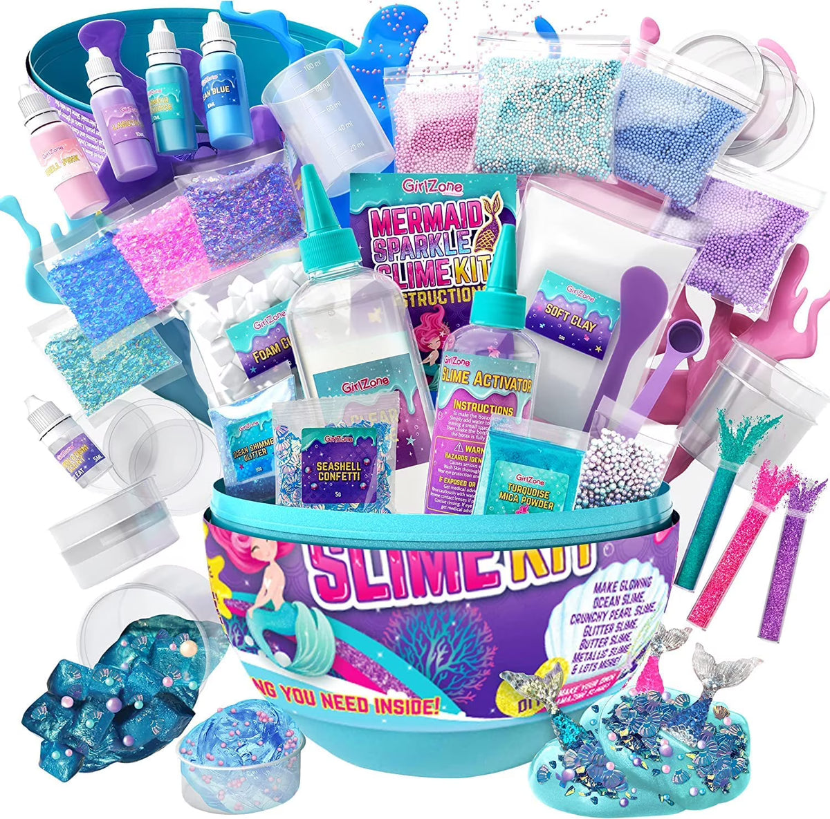 39-Piece Glow in The Dark Slime Kit P72271