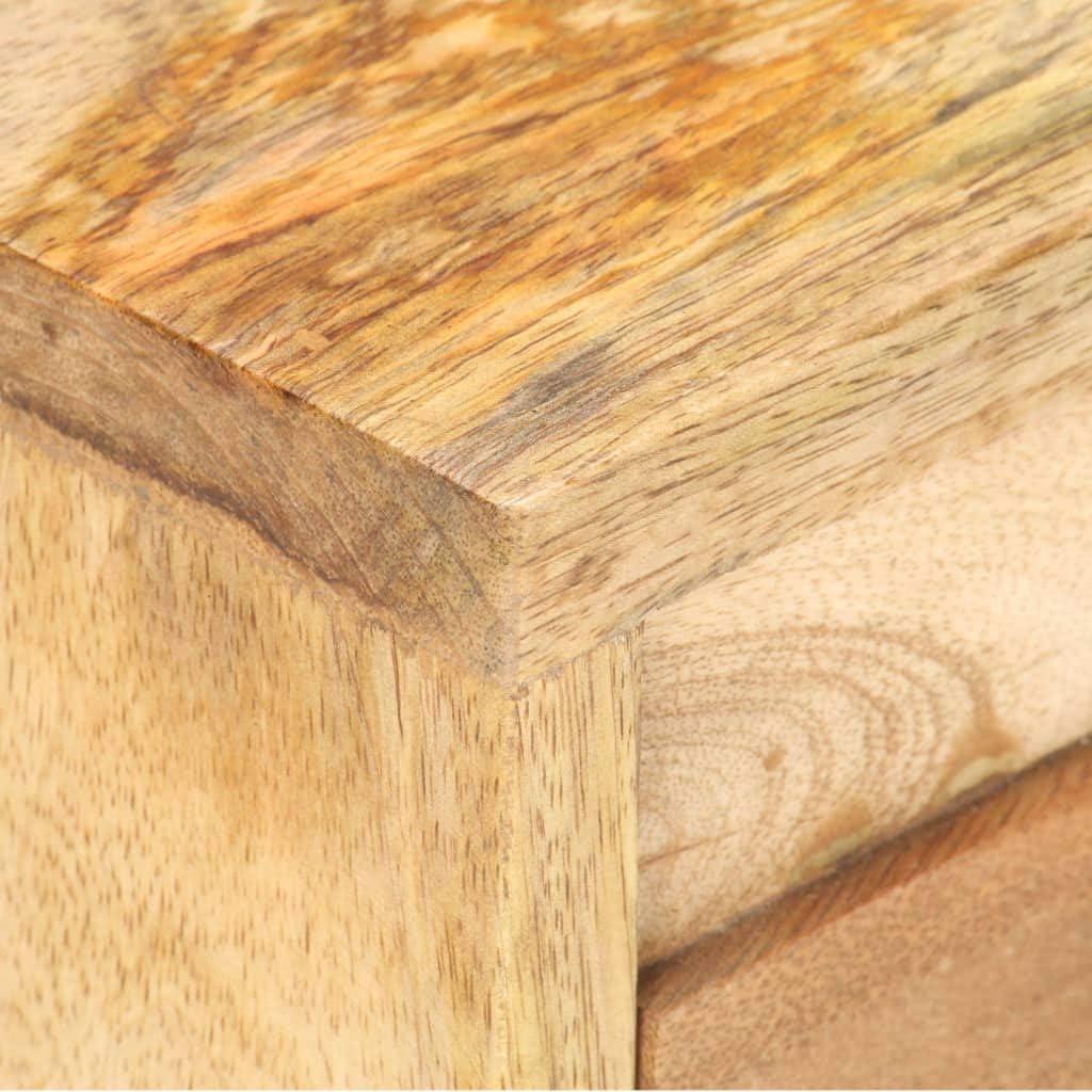 Solid Mango Wood Bedside Cabinet H768038