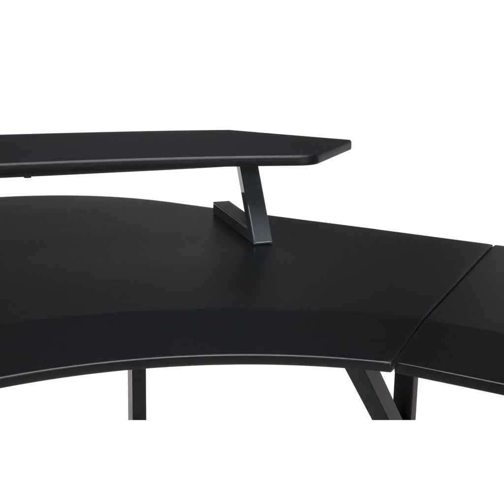 Grey L Shaped Gaming Desk G30107