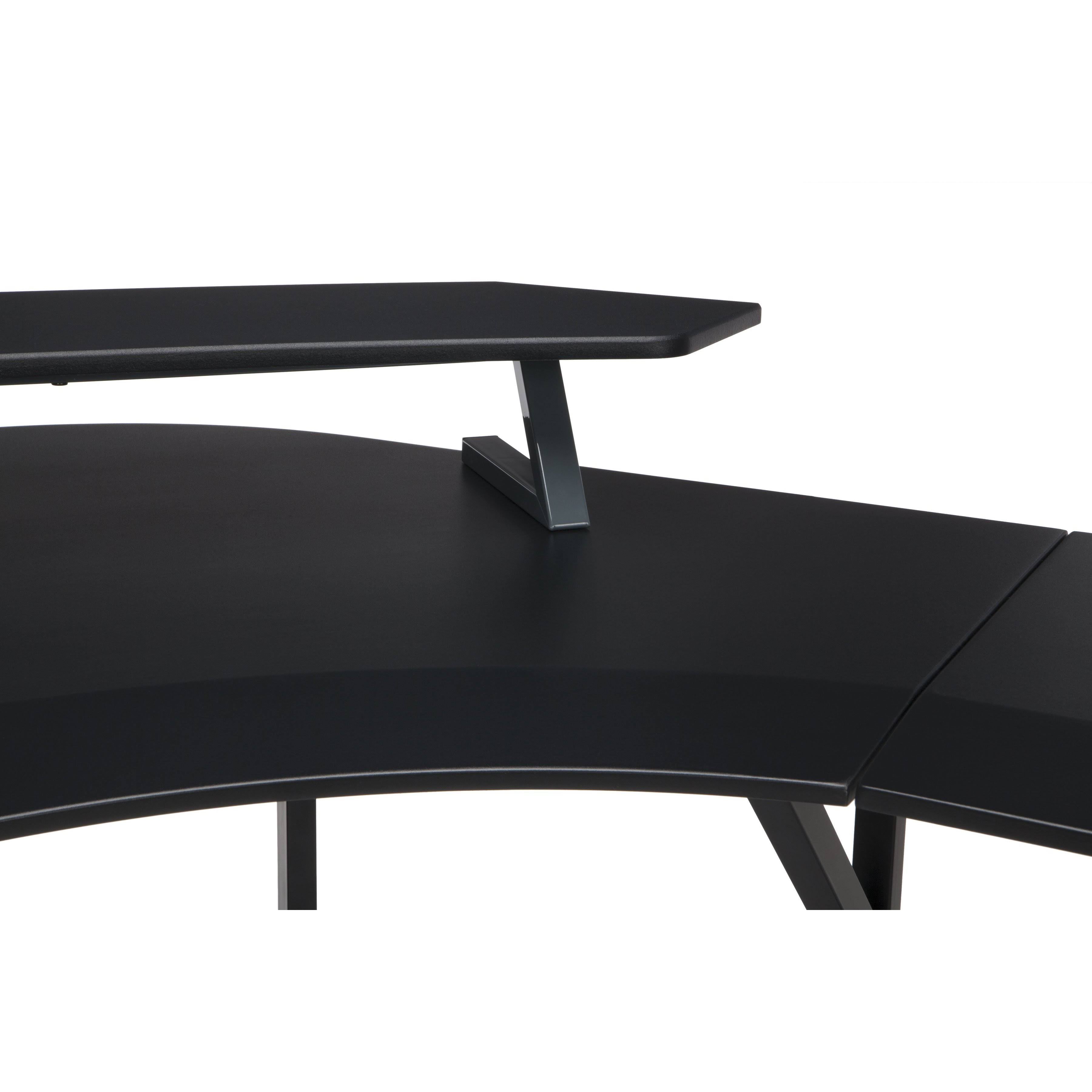 Grey L Shaped Gaming Desk G30107