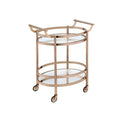 Clear Glass Serving Cart K686