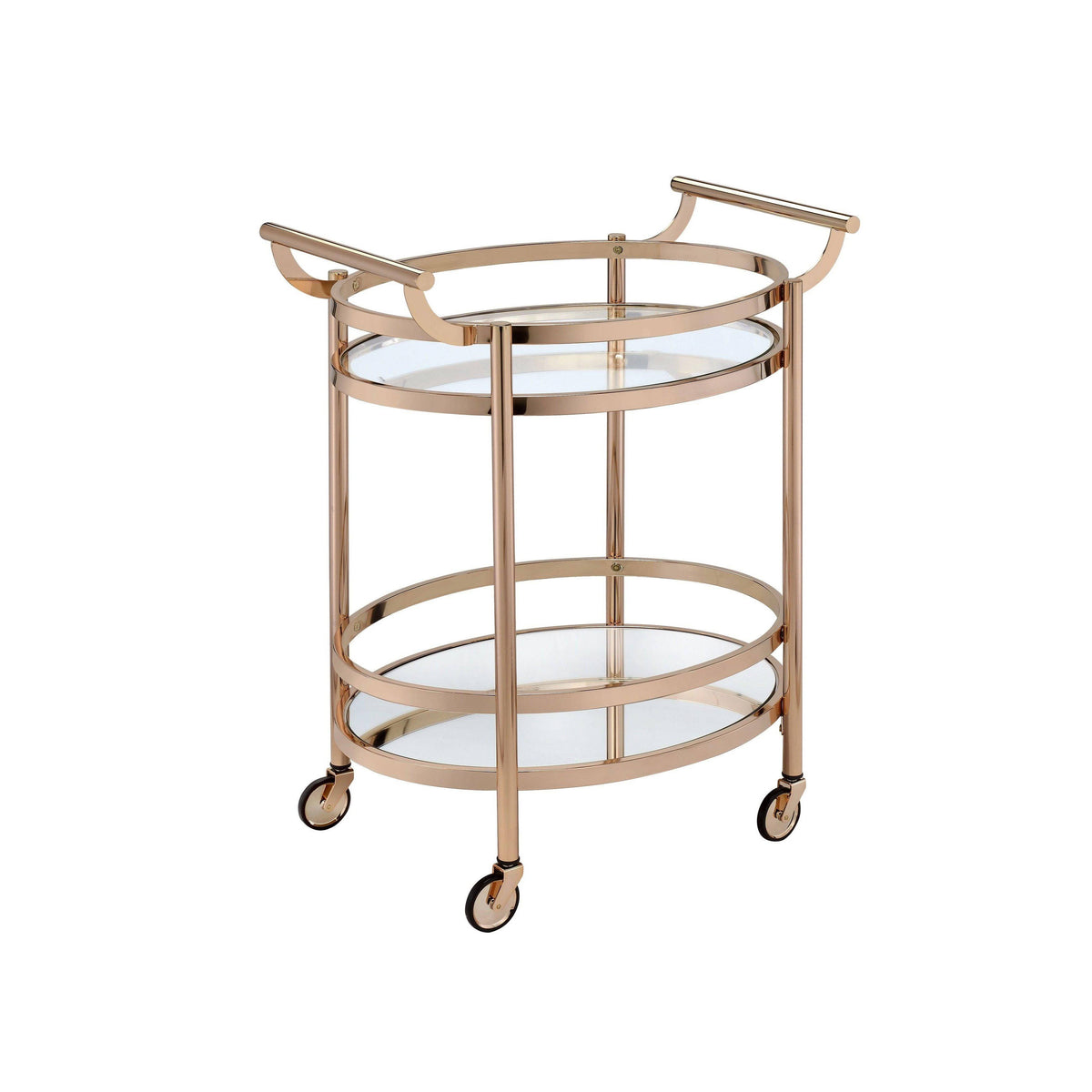 Clear Glass Serving Cart K686