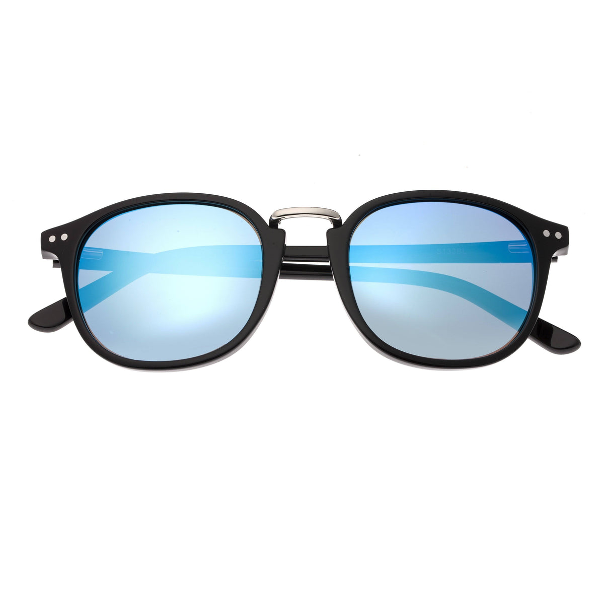 Navy Silver Polarized Sunglasses V2513