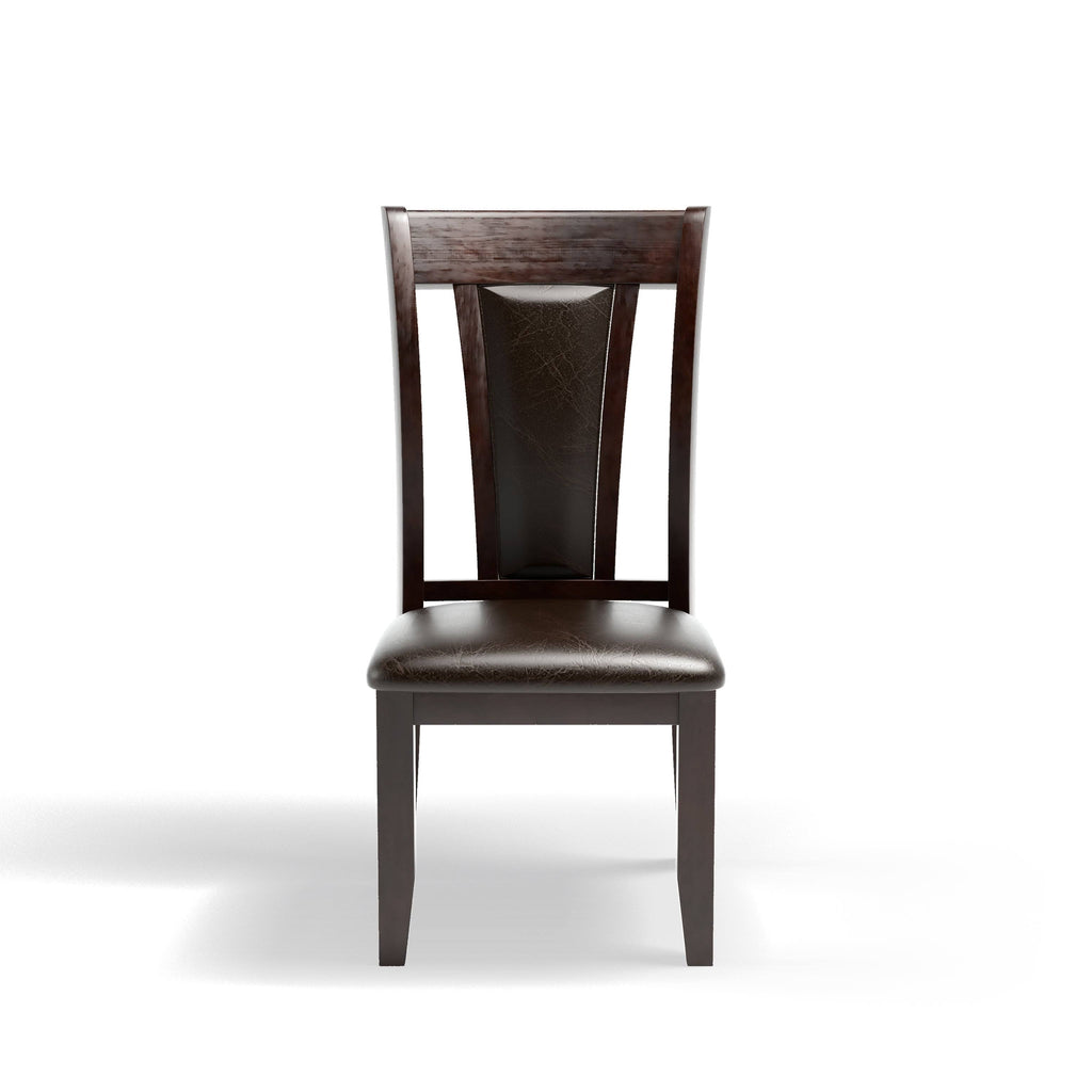 Dark Cherry Dining Chair Set of 2 Q656425
