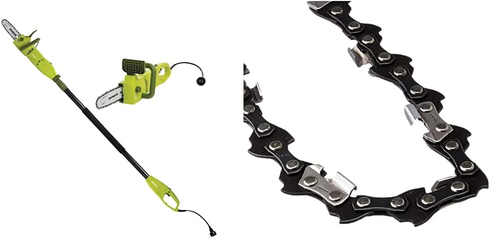 8-Inch 8.0 Amp 2-in-1 Convertible Pole Chain Saw V8713