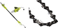 8-Inch 8.0 Amp 2-in-1 Convertible Pole Chain Saw V8713