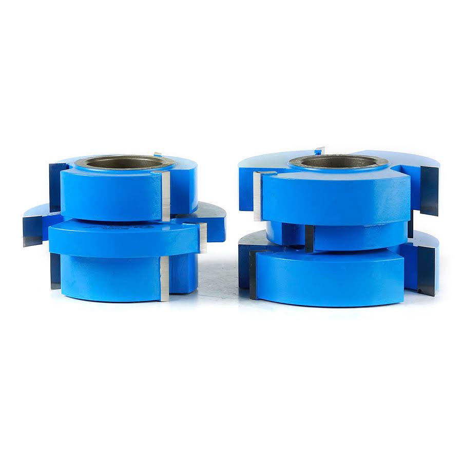 2-pc Carbide Tipped 3-Wing Stile & Rail Tongue & Groove Cabinet Door 3-1/2 D H39767