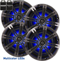 6" 390 Watt 2-Way Marine Coaxial Speakers J577