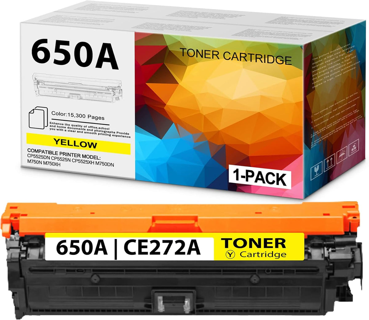 1 Pack Yellow Remanufactured Toner Cartridge K8613